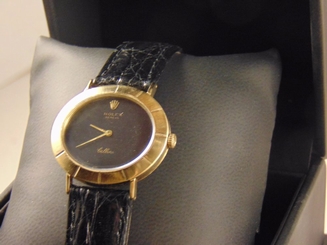 1970's ROLEX CELLINI Men Midsize Vintage Hand wound Watch - 14K yellow Gold