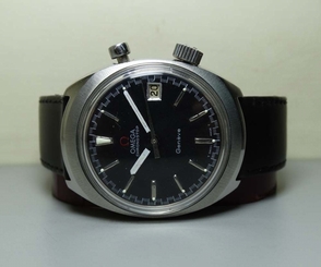 VINTAGE OMEGA Chronostop Geneve MENS DATE 28845823 USED H443 OLD ANTIQUE WATCH