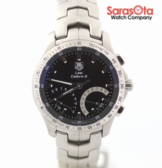 Tag Heuer Calibre S CJF7110 Chronograph Black Dial Swiss Quartz Men's Watch