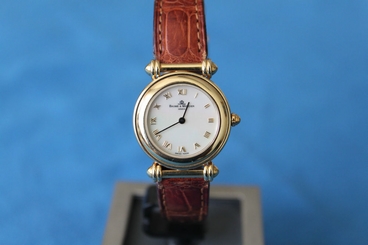 SUPERB BAUME & MERCIER CLASS BIZANCE MOV45132 18K 750 YELLOW GOLD LADIES WATCH