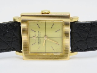 Jaeger Le-Coultre Vintage Mechanical Winder Gold 18Carat Men Watch