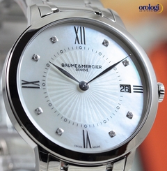 Baume & Mercier Classima Womens Watch Mother-of-pearl Diamond-set Dial ref 10225