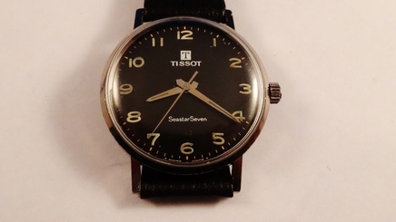 TISSOT Seaster Seven vintage watch handwinder