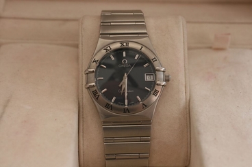 Omega Constellation Dark Blue/Grey Dial 1512.40 2010 Box Set 9.9/10 Serviced