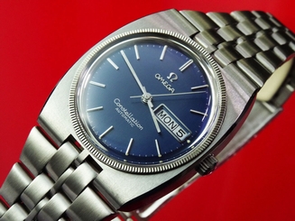 CIRCA 1972 MEN'S OMEGA CONSTELLATION AUTO DAY DATE SERVICED EXCELLENT