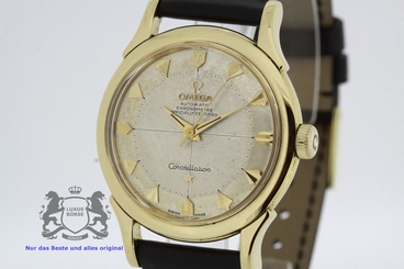 OMEGA Constellation Chronometer 2852 from 1958 Cal. 505 Pie Pan 18K Gold (2319)