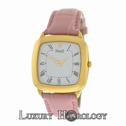 NOS Ladies Piaget Coussinet G0A19520 18K Solid Yellow Gold Mechanical Watch