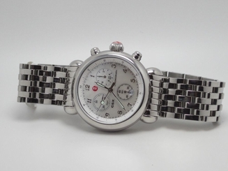 MICHELE MW03C00A0025 WOMENS CSX CHONOGRAPH STAINLESS STEEL WATCH