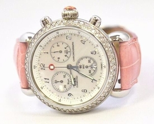 W480- Michele Chronograph CSX Diamond Watch Mother of Pearl Dial MW03C01