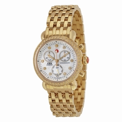NEW Michele CSX-36 Diamond Gold Tone Diamond Watch