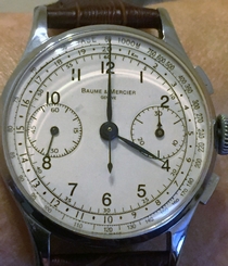 Vintage BAUME et MERCIER Chronograph - Landeron Cal. 48 interduced in the '50s