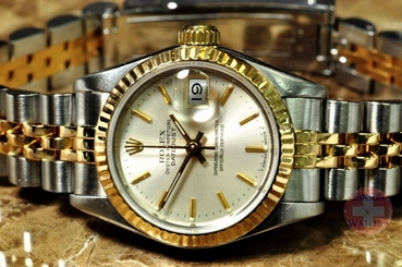Rolex Lady Datejust Gold / ss Original Rolex Papers Just serviced Model - 79173