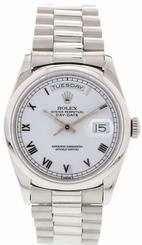 Men's Rolex Oyster Perpetual Day-Date Platinum President 18206