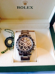 BRAND NEW 2016 ROLEX DAYTONA 116500LN BLACK FACE, CERAMIC UNWORN BOX & PAPERS