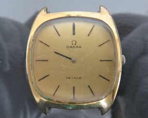 Authentic OMEGA DE VILLE Hand Wind Mens Wrist Watch 17Jewels 111.0139 Swiss Made