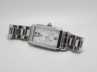 MICHELE ME06E00 WOMENS DECO STAINLESS STEEL WATCH