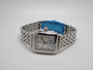 MICHELE MW06V00A0046 WOMENS DECO DIAMOND STAINLESS STEEL WATCH