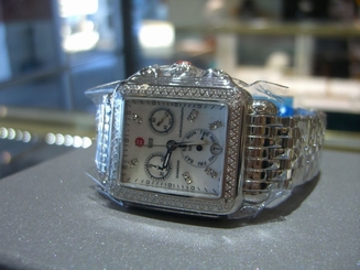 MICHELE WATCH Deco Day Diamond, Diamond Dial Authentic with Box & Papers NEW!!~~
