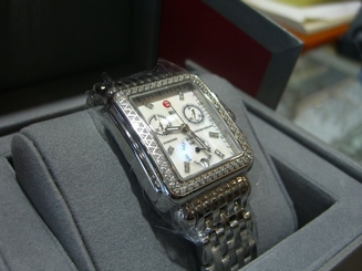 MICHELE WATCH Deco Day Diamond, Authentic with Box & Papers RETAILS $1995.00 ***