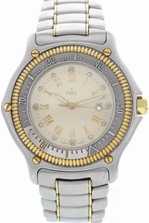 Men's Ebel Discovery 18K Yellow Gold and Stainless Steel Diver's Watch Ref. 1839