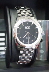 Oris Swiss Watch Artix GT Day Date Black Steel Bracelet 01 735 7662 4174 28135