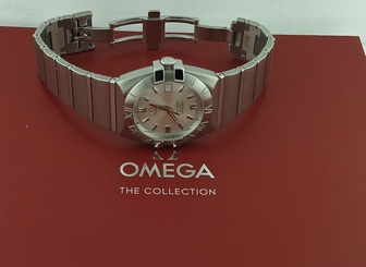 OMEGA WATCH DOUBLE EAGLE CONSTELLATION REF123.10.38.21.02.001 MINT SWISS MADE