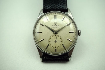 ROLEX 4658 STEEL PRECISION VINTAGE CALATRAVA CASE ORIGINAL DIAL,NICE- DATES 1951