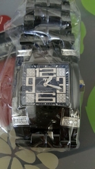 Authentic Technomarine Ceramic Genuine Diamond Mens Watch BlackSnow NWT Swiss