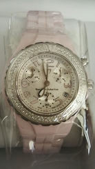 AUTHENTIC TECHNOMARINE CHRONOGRAPH CERAMIC DIAMOND WATCH 39MM NWT Swiss  $3650 783734000675