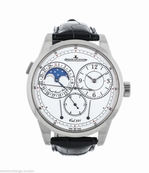 JAEGER-LECOULTRE DUOMeTRE QUANTIeME LUNAIRE Q60435E1 WHITE GOLD WATCH