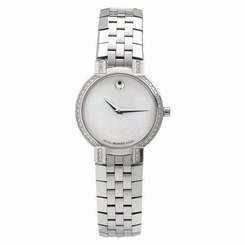 New Women's authentic Movado Faceto mop factory Movado Diamond Watch 0605146