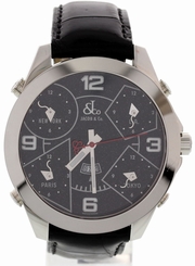 Men's Jacob & Co Five Time Zones Stainless Steel Watch