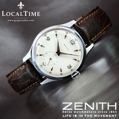 Stunning 1948-1954 ZENITH [Swiss] Vintage Gents Dress Watch Cal. 106 - SN520087