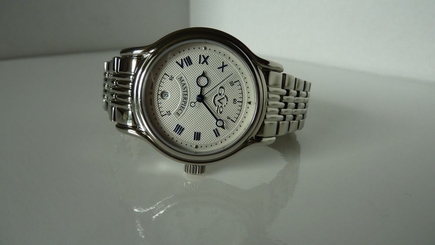 Gevril Masterpiece metal bracelet Men's Automatic High grade Excellent Cond