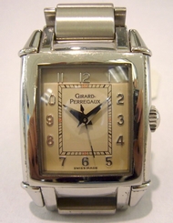 Pre-Owned Girard Perregaux Vintage Stainless Steel Watch Ref 2591