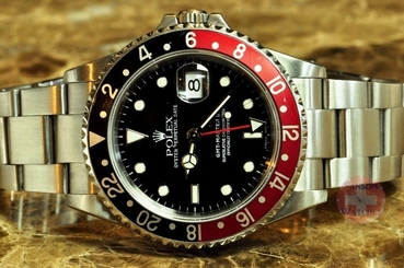 Rolex GMT Master 2 Red / Black Coke Model 16710 Excellent Condition