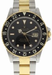 Men's Rolex GMT Master 16753 18k YG & SS