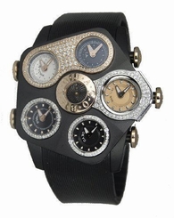 Jacob & Co. Grand GR1-21 Black PVD with Rose Gold 47 mm 1.622Ct Diamond Watch