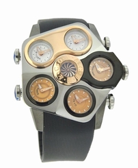 Jacob & Co. Grand GR3-15 Black PVD Steel Case Rose Gold Center Bezel 47 mm Watch