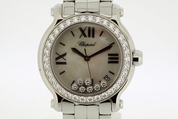 CHOPARD Happy Diamonds Round MoP 278477-3002 SERVICED by Chopard Warranty (2260)