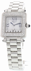 Fake AAA Chopard Happy Sport Diamond Stainless Steel Watch 27/8349 Watch