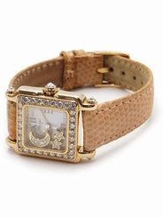 Chopard Happy Sport 18K Rose Gold Diamond MOP Ladies Quartz Watch with Warranty