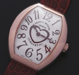 Franck Muller 5002 M QZ C Heart 18k Rose Gold Quartz Watch