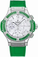 Hublot Big Bang Watch Tutti Frutti 41mm Chronograph Green 341.SG.6010.LR.1922