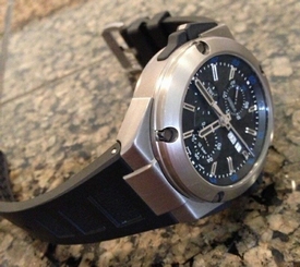 IWC INGENIEUR DOUBLE CHRONOGRAPH TITANIUM RUBBER IW376501 COMPLETE BOX/PAPERS 7640127775905