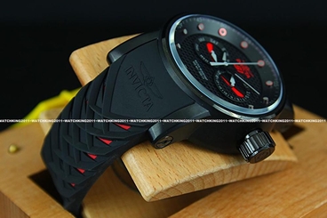 New Invicta Men's S1 Rally Ninja Stainless Steel Poly/Silicone Strap Watch