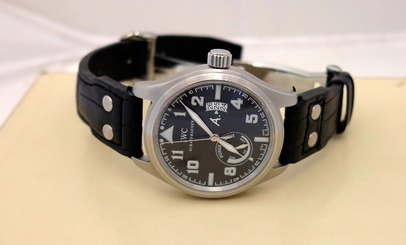  IWC SAINT EXUPERY POWER RESERVE STAINLESS LIMITED EDITION MINT COMPLETE ALLIGATO