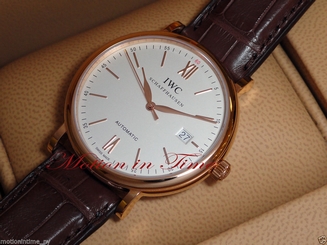 IWC Portofino Automatic, Silver Dial, Date Display, Ref # IW356504 - Rose Gold