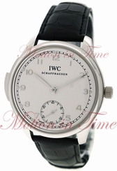 IWC Portuguese Minute Repeater Platinum Mens 44mm Silver Arabic Dial IW544906