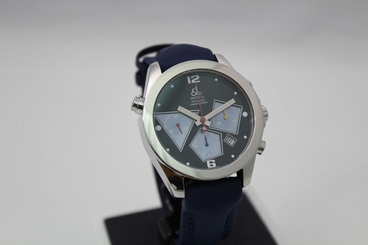 JACOB & CO AUTOMATIC CHRONOGRAPH STAINLESS STEEL WATCH WITH STRAP 40MM ACM12